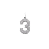 Jersey Number 3 Pendant