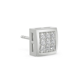 0.1 CT Square Diamond Stud Earrings (9 Stone) – Ice Seeker