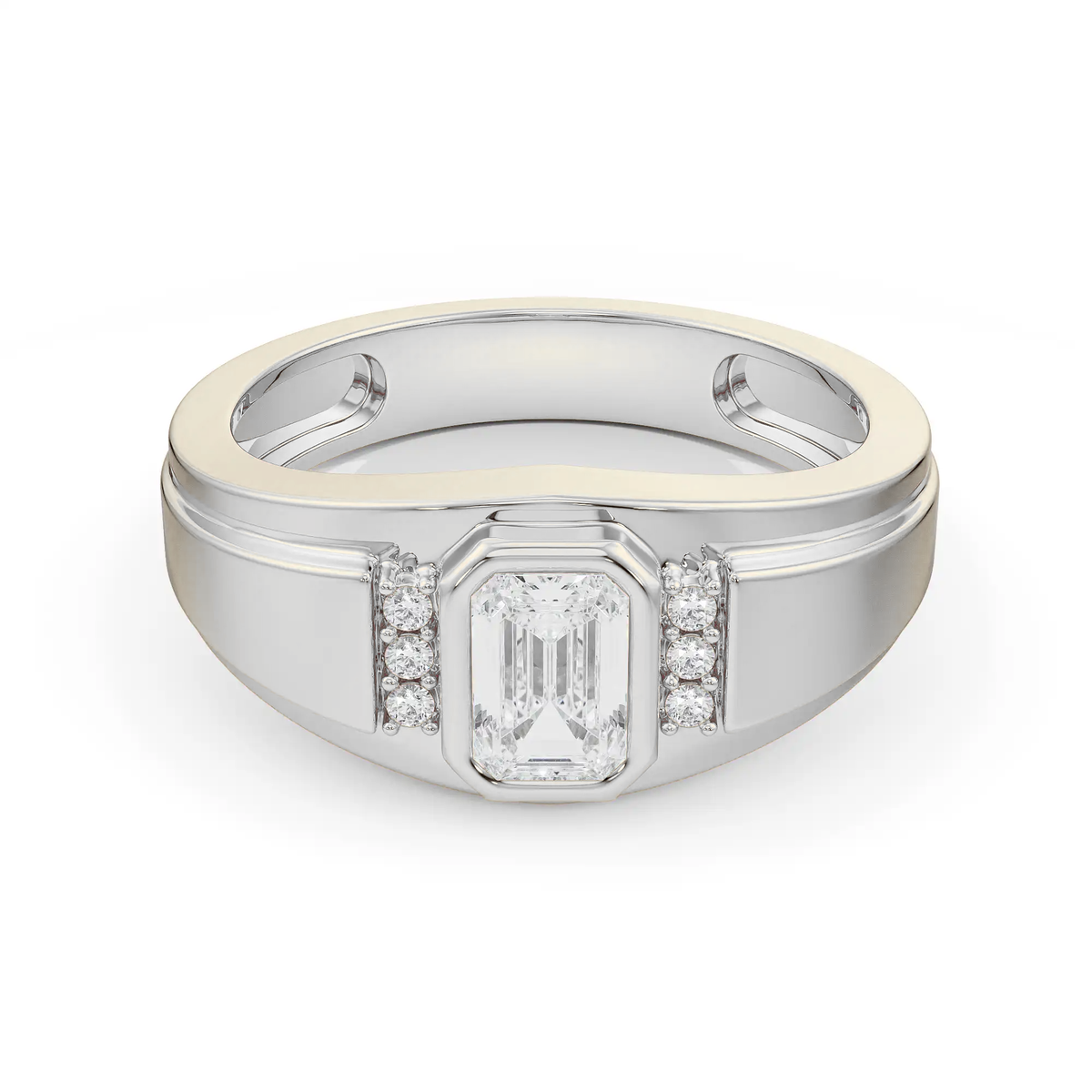 Men’s Lab-Grown Diamond Engagement Ring – Ice Seeker