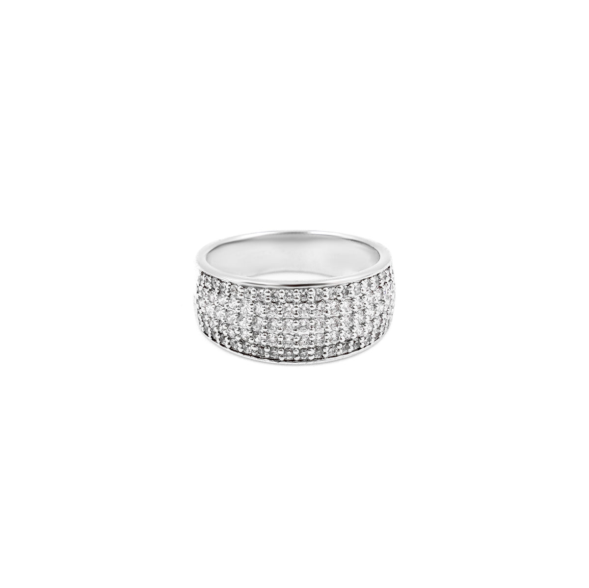 Five Row Diamond Band