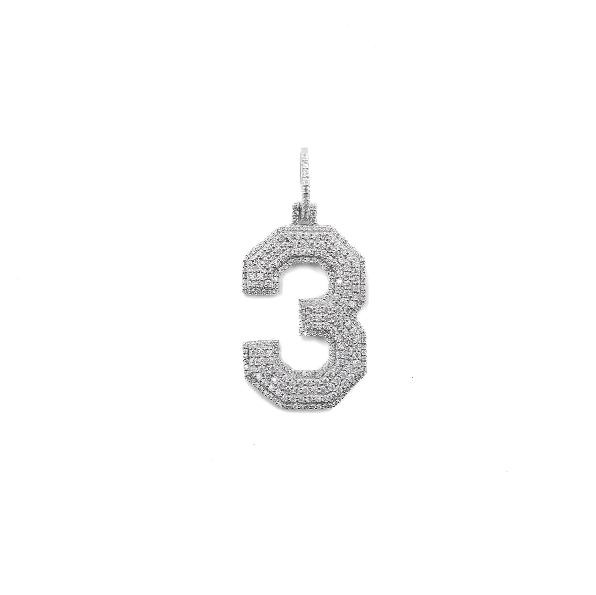 Jersey Number 3 Pendant