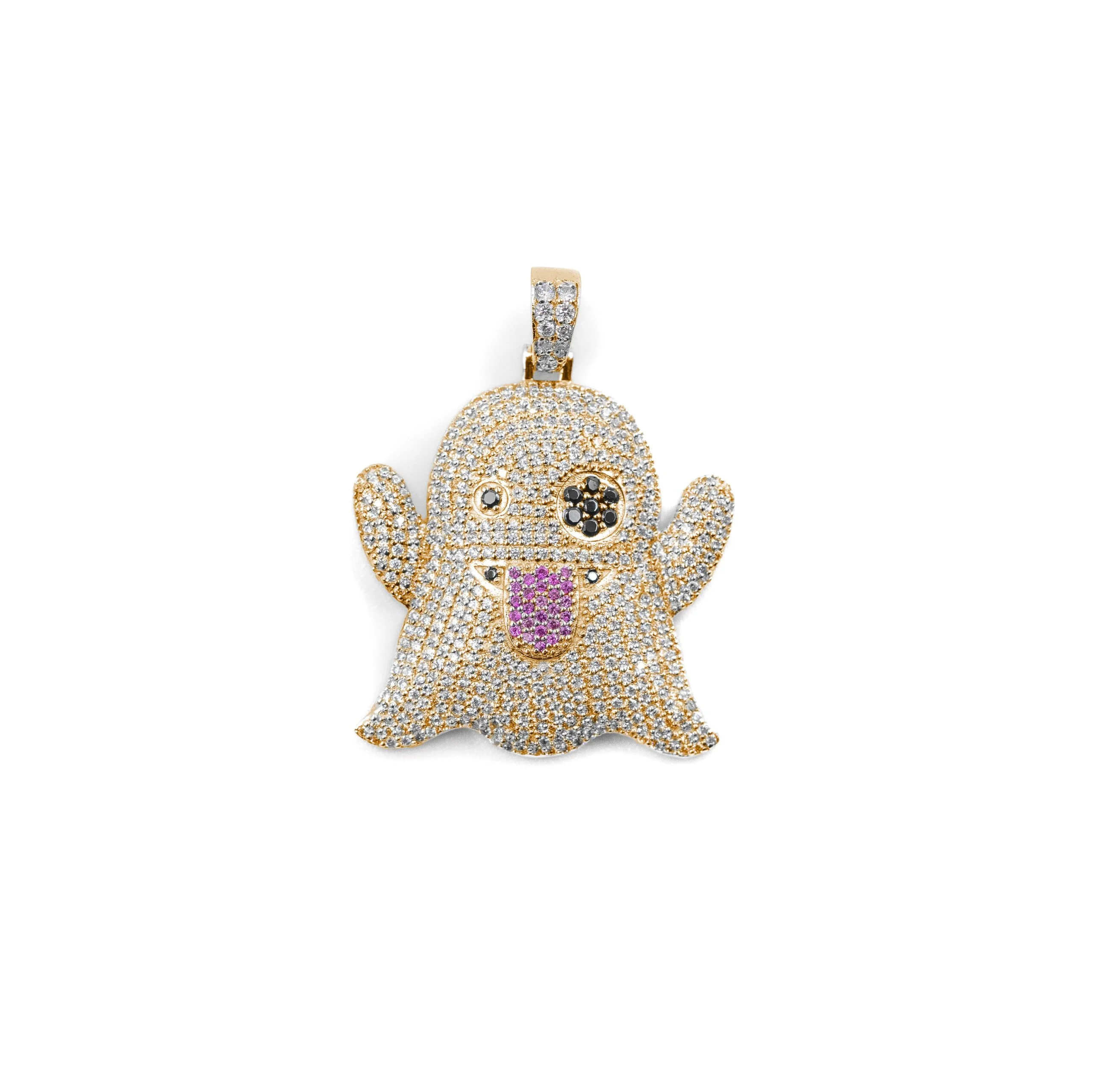 【King Ice】☆日本未入荷☆MONEY GHOST EMOJI NECKLACE Money Ghost Emoji Necklace | Emoji Collection | King Ice
